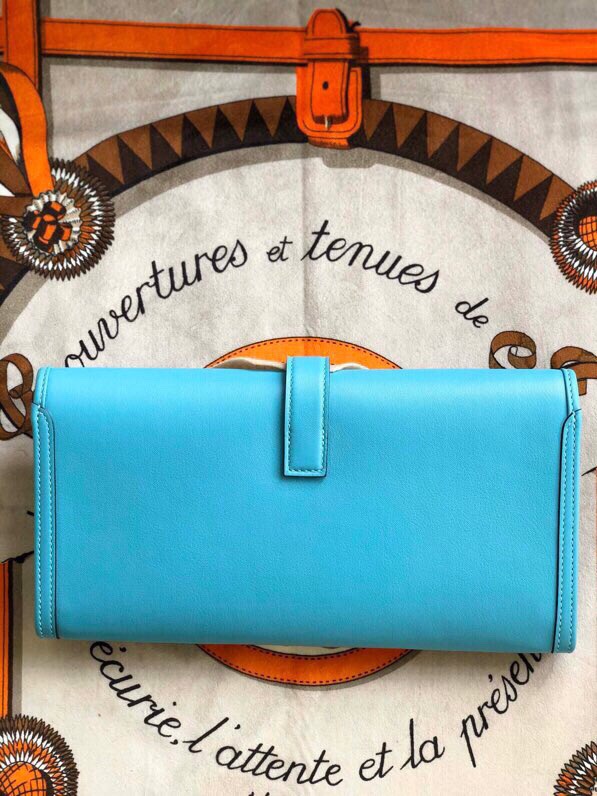 에르메스 지제 엘란29 노던블루 스위프트 송아지가죽 내부 양가죽